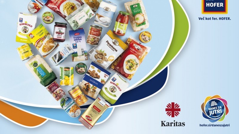 <em>Karitas in Hofer </em>zbirata izdelke za <strong>pomoč otrokom in družinam v stiski</strong>