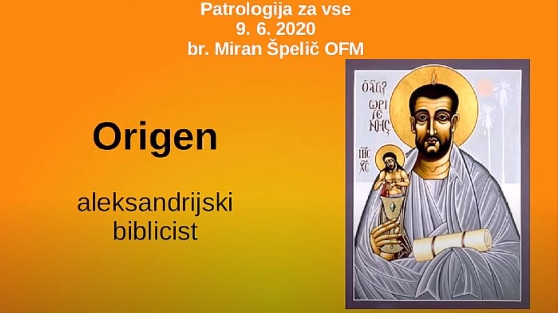 <em>Spletno predavanje</em> prof. dr. Mirana Špeliča:<strong> Origen, aleksandrijski poznavalec Svetega pisma</strong>