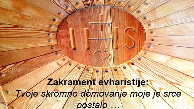 Gradivo za <strong>februarsko sejo</strong> župnijskih pastoralnih svetov: <em>Zakrament evharistije</em>