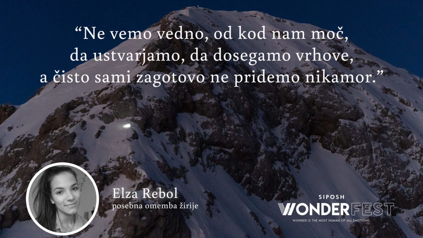 Elza Rebol1 Mlada filmska ustvarjalka <strong>Elza Rebolj</strong>: <em>Vse je pustil v dolini</em>