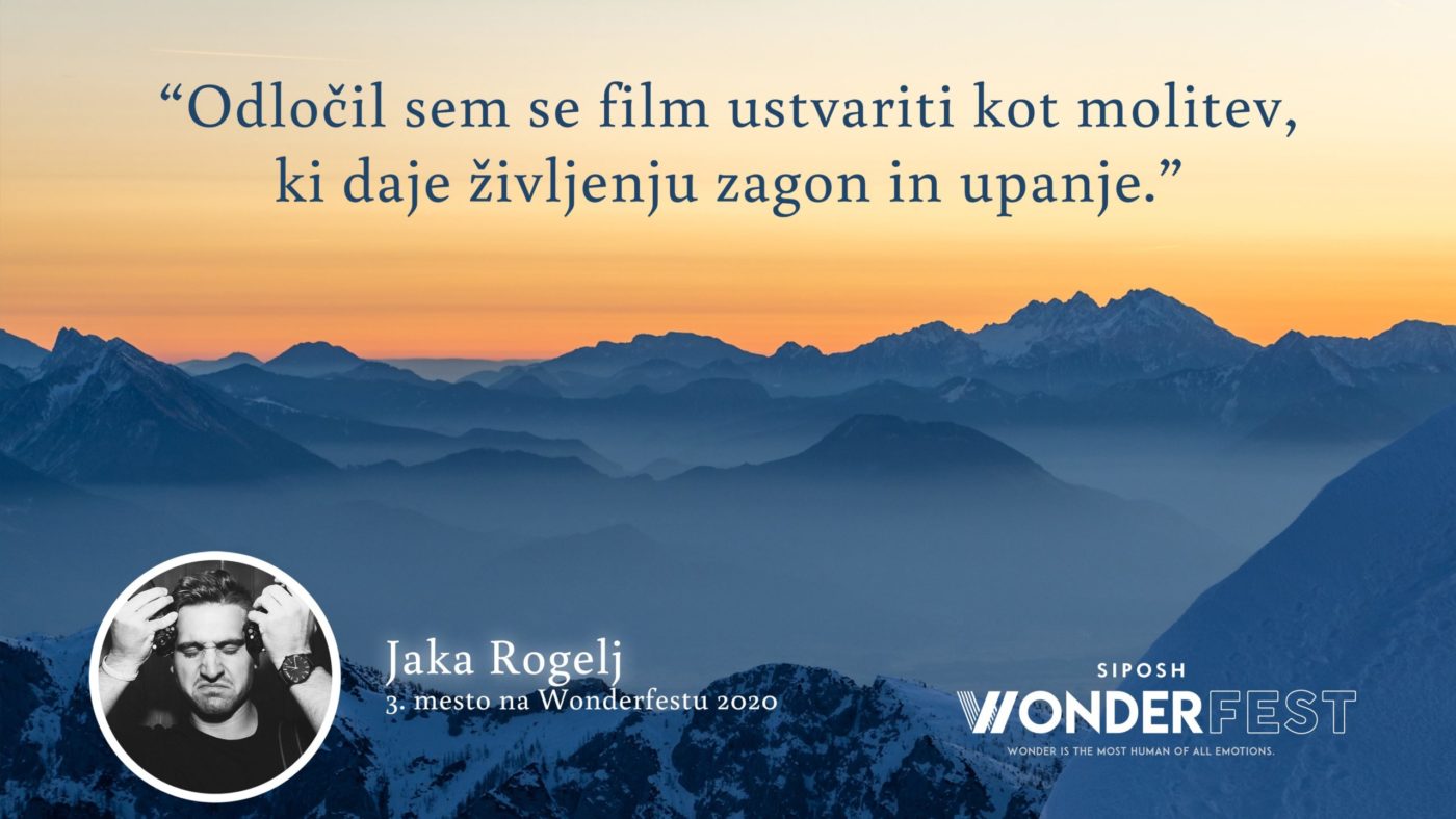 Jaka Rogelj Mladi filmski ustvarjalec <strong>Jaka Rogelj</strong>: <em>Naj izberem pot razuma ali pot ognja v srcu?</em>