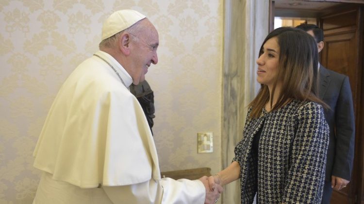 Nadia Murad: <strong>Papežev obisk</strong> Iraka – <em>znamenje upanja za vse manjšine</em>
