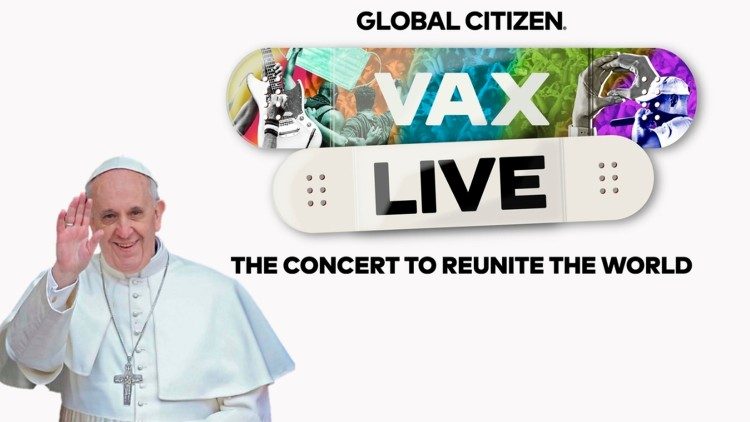 Papeževo video sporočilo za <strong>»Vax live</strong> – <EM>Koncert za ponovno združitev sveta«</EM>