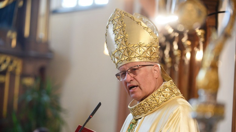 <strong>Pridiga </strong>škofa Andreja Glavana pri <em>mašniškem posvečenju v Novem mestu</em>