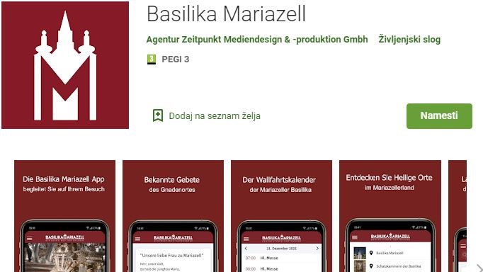 Nova <em>spletna aplikacija</em> <strong>bazilike v Mariazellu </strong>: Digitalni romarski spremljevalec