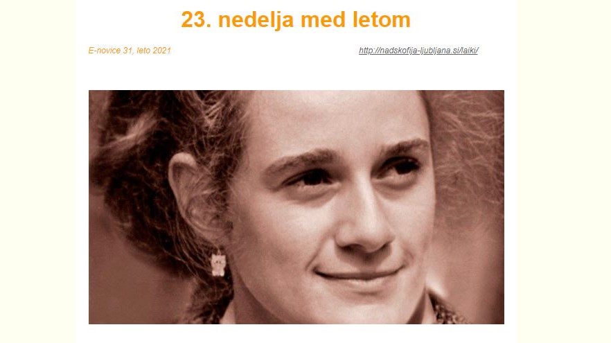 <strong>E-novice</strong> za župnijske sodelavce: <em>23. nedelja med letom </em>