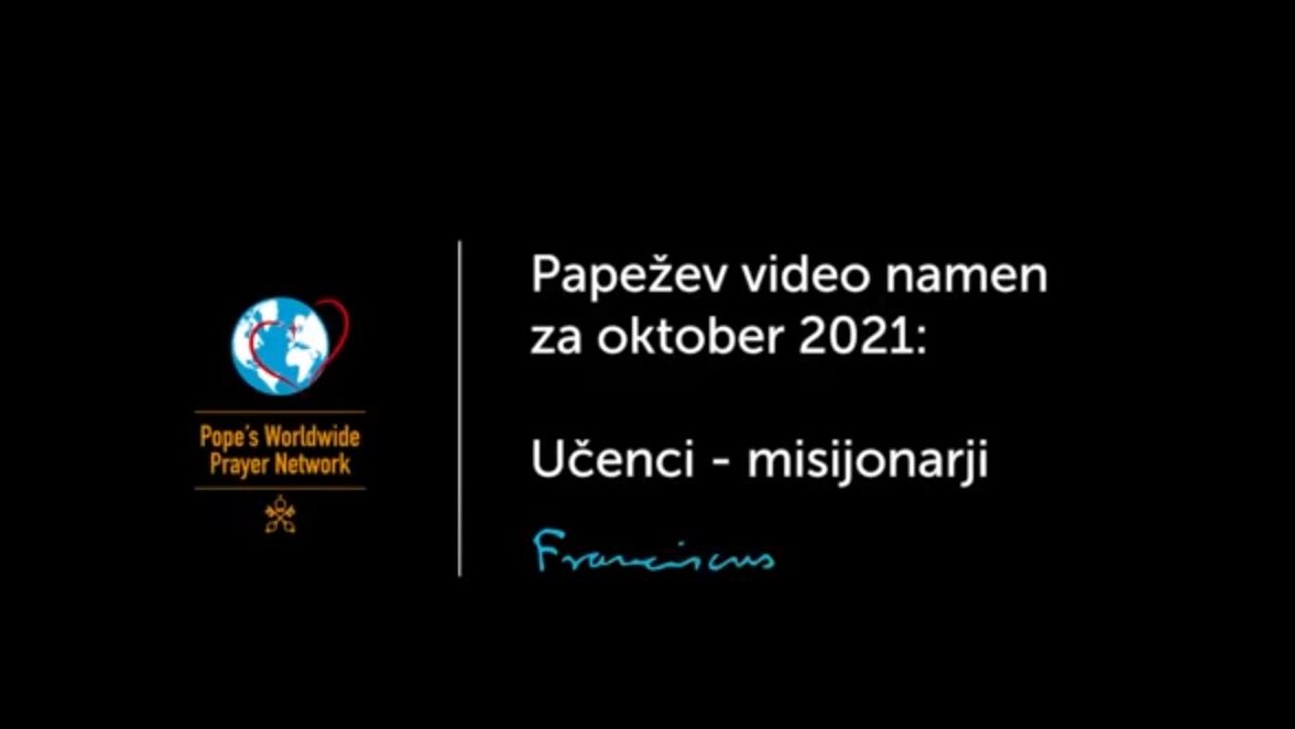 Zajeta slika Papežev video namen za <strong>oktober 2021</strong>: <em>Učenci – misijonarji</em>