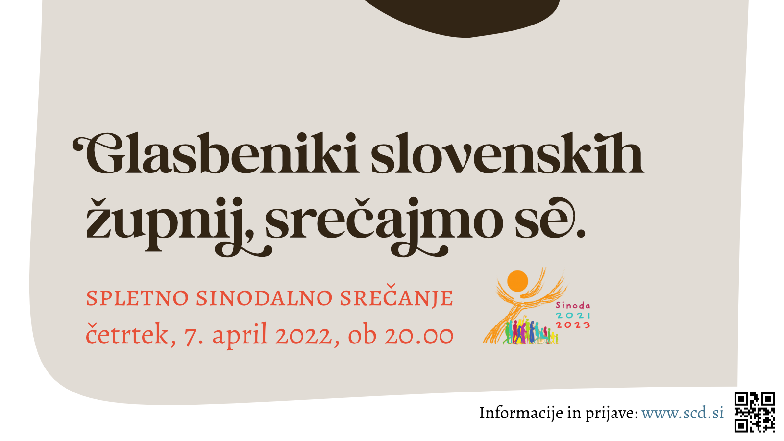 <strong>Sinodalno Zoom srečanje</strong> <em>glasbenikov slovenskih župnij </em>