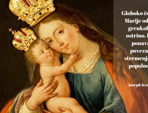 Globoko češčenje Marije …