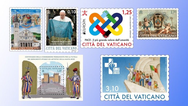 <strong>Vatikan</strong> izdal šest novih <em>priložnostnih znamk</em>