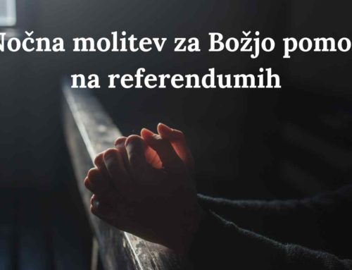 Molitev za Božjo pomoč na referendumih
