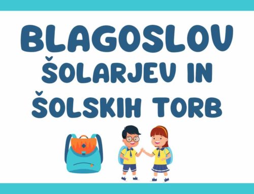 Spodbuda in gradivo: Blagoslov šolarjev in šolskih torb