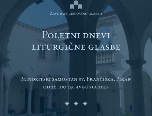 Vabilo: Poletni dnevi liturgične glasbe 2024