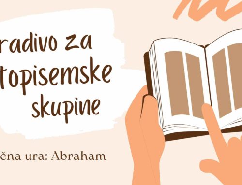 Pet katehez za biblično srečanje: 1. Abraham