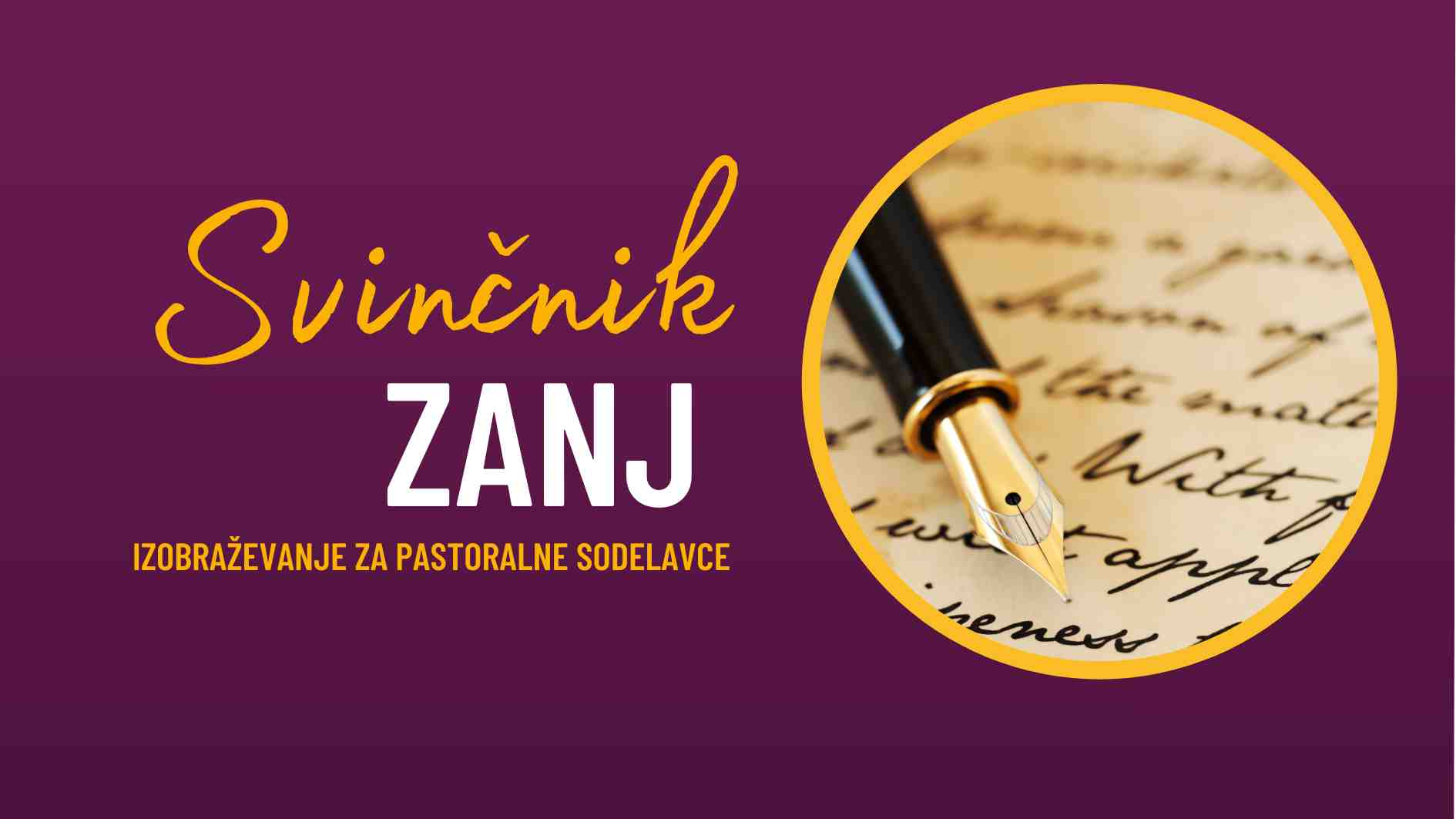 Jesensko <em>izobraževanje za pastoralne sodelavce</em> <strong>Svinčnik Zanj – <em>gradivo in poročila skupin</em></strong>