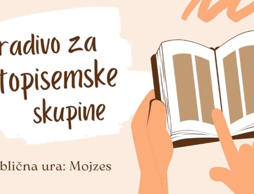 Pet katehez za biblično srečanje: 2. Mojzes