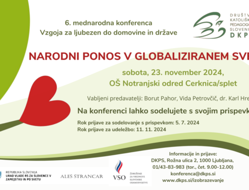 6. mednarodna konferenca: Vzgoja za ljubezen do domovine in države