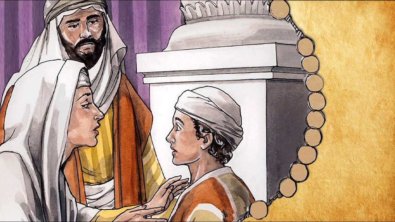 Jezus v templju (freebibleimages.org) Družina <em>Jezusa, Marije in Jožefa</em> je za vse družine zgled <strong>pogovora in poslušanja</strong>