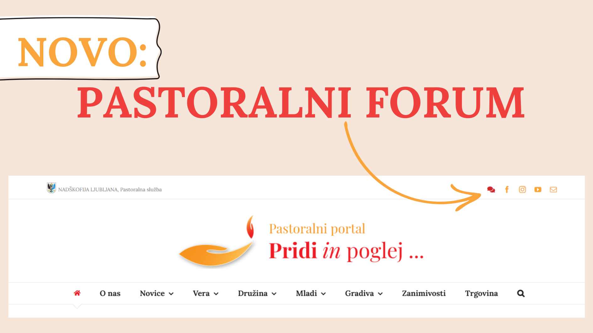 <em>Odprt nov</em> <strong>pastoralni forum pridi.com</strong>