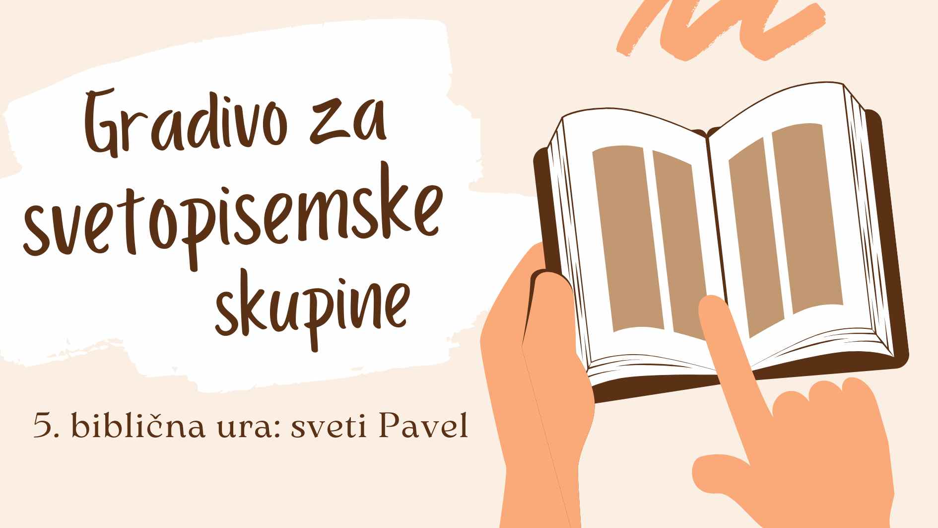 Pet <strong>katehez za biblično srečanje:</strong> <em>5. sveti Pavel</em>