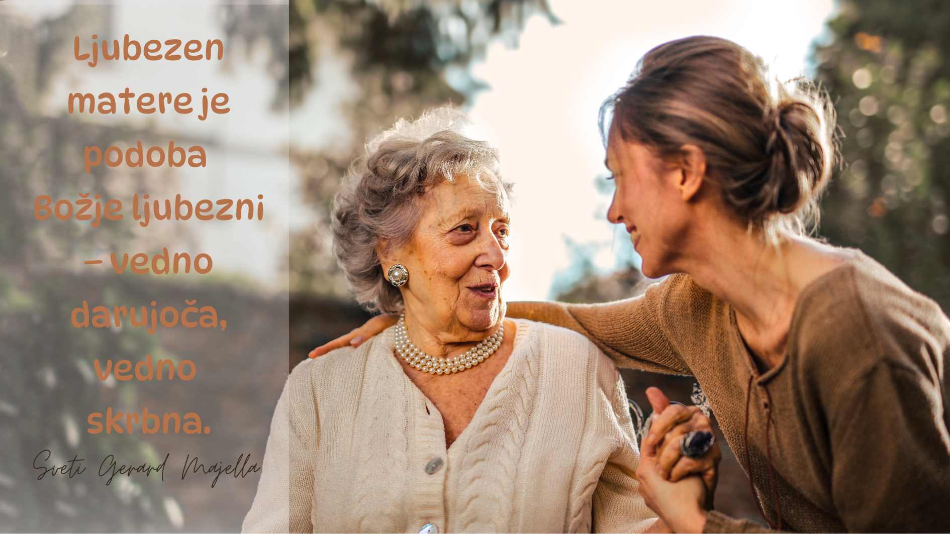 <em>Ljubezen matere</em> je podoba <strong>Božje ljubezni…</strong>