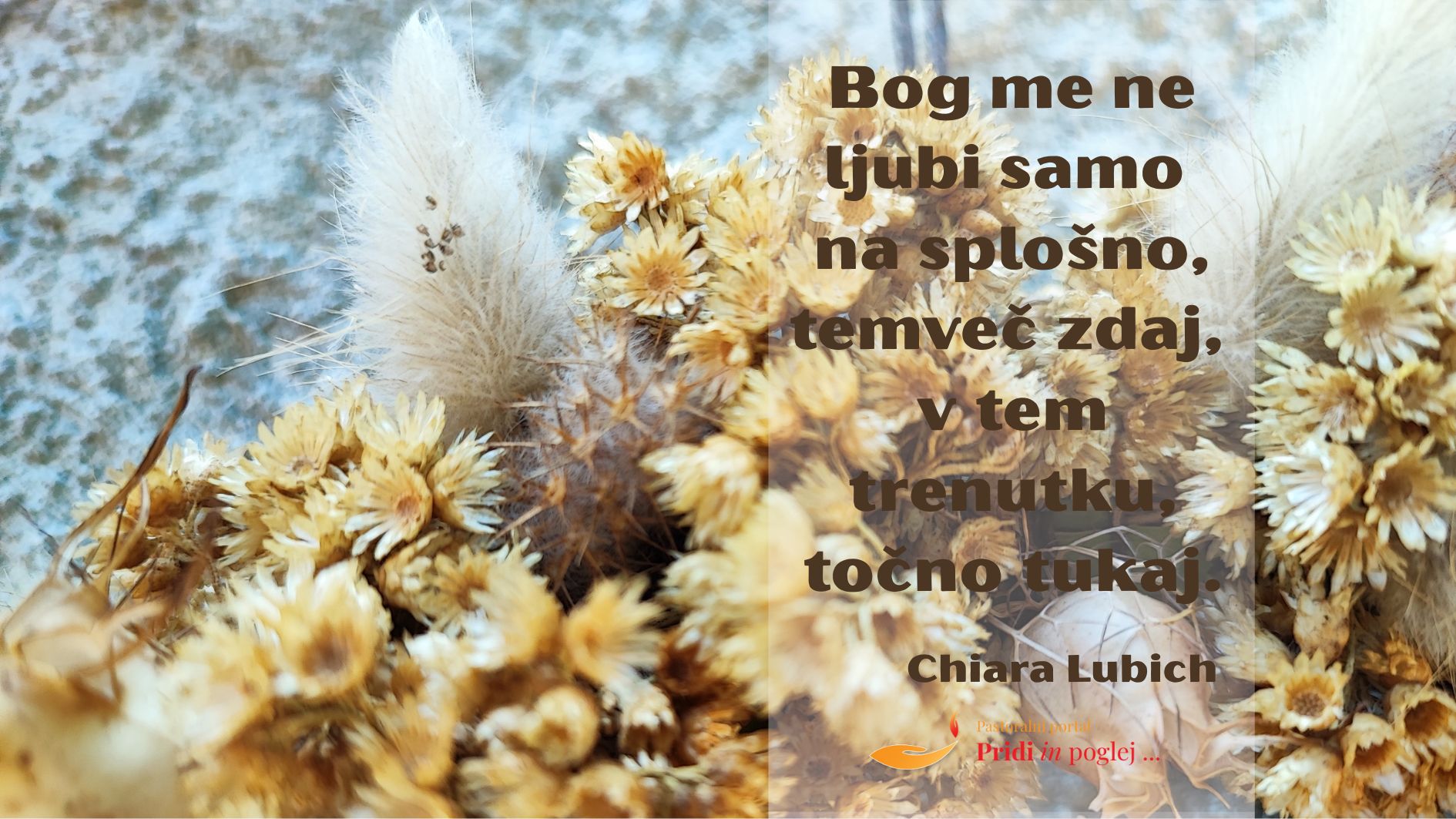 Bog me <strong>ne ljubi</strong> samo <em>na splošno…</em>
