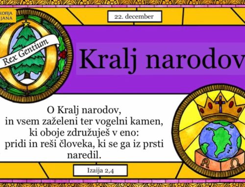 O-antifona na ponedeljek, 22. decembra: “O Kralj narodov, reši človeka!”