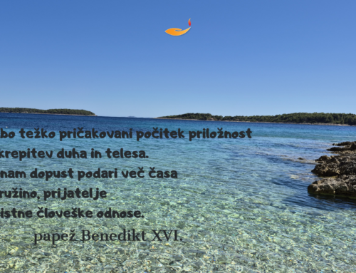 Naj bo težko pričakovani počitek…