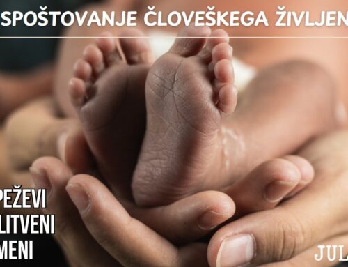Papež Leon XIV: “V juliju molimo za spoštovanje človeškega življenja!”