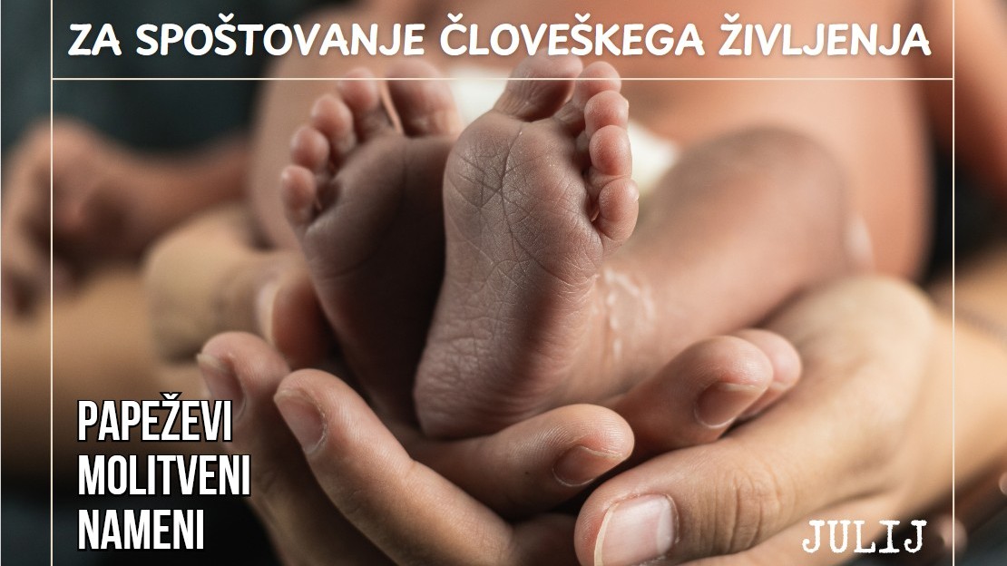 Papežev molitveni namen, julij 2026 Papež Leon XIV: “V <strong>juliju</strong> molimo za <em>spoštovanje človeškega življenja!”</em>